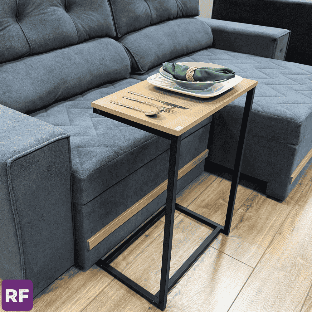 Mesa de Apoio Canela/Preto Fosco LI025 - Kappesberg - Imagem 5