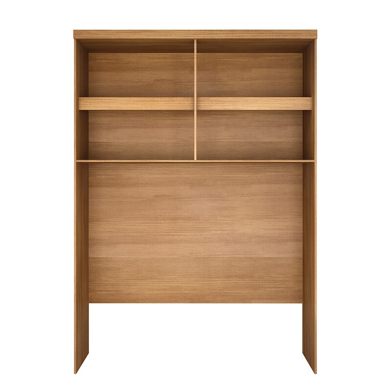 Modulado Aéreo Rizon Queen Cumaru/Fendi Fosco Larg. 1.67m 4 Portas 2 Prateleiras - Novo Horizonte - Imagem 3