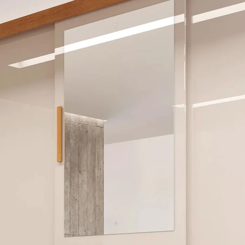 Combo - Roupeiro Casal Athenas Nature/Off 3 Portas 9 Gavetas C/ 1 Espelho e Pés 100% MDF Larg. 1.80m Bianchi + Unibox Box Casal Ortopédico D33 Rondoconfort | Suporta até 300kg - Imagem 5