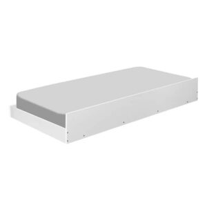 Cama Auxiliar Barcelona Branco 91x188x29 Tebarrot - Oferta