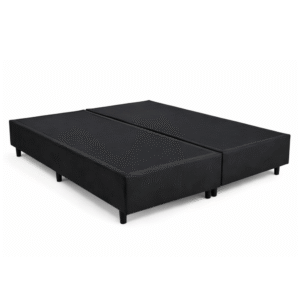Box Queen Bipartida 158x198x37 Sued Preto - Ortobel
