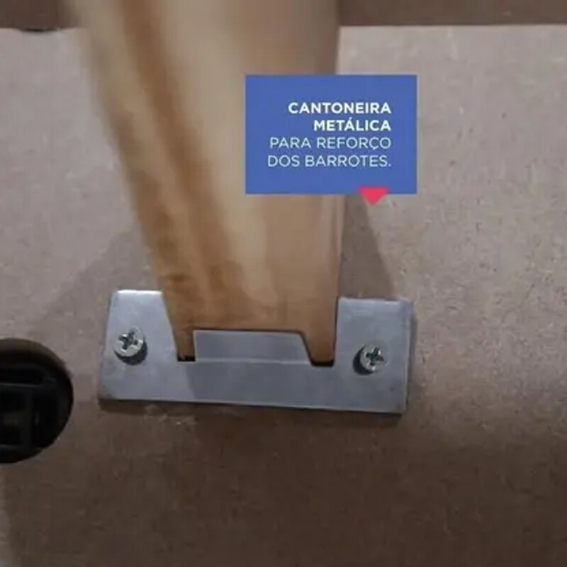 Cama Casal Primícia Branco Larg. 1.53m - D Doro - Imagem 6