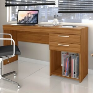 Mesa Office NT 51015 Freijó Larg. 1.21m 2 Gavetas - Notável