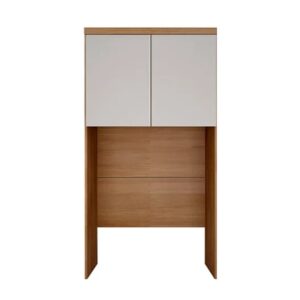 Modulado Aéreo Solteiro Rizon Cumaru/Fendi Larg. 1.25m 2 Portas - Novo Horizonte