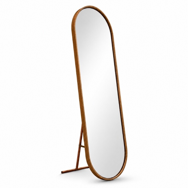 Toucador Alamanda Espelho Oval Castanho/Bronze - JB Bechara - Imagem 5
